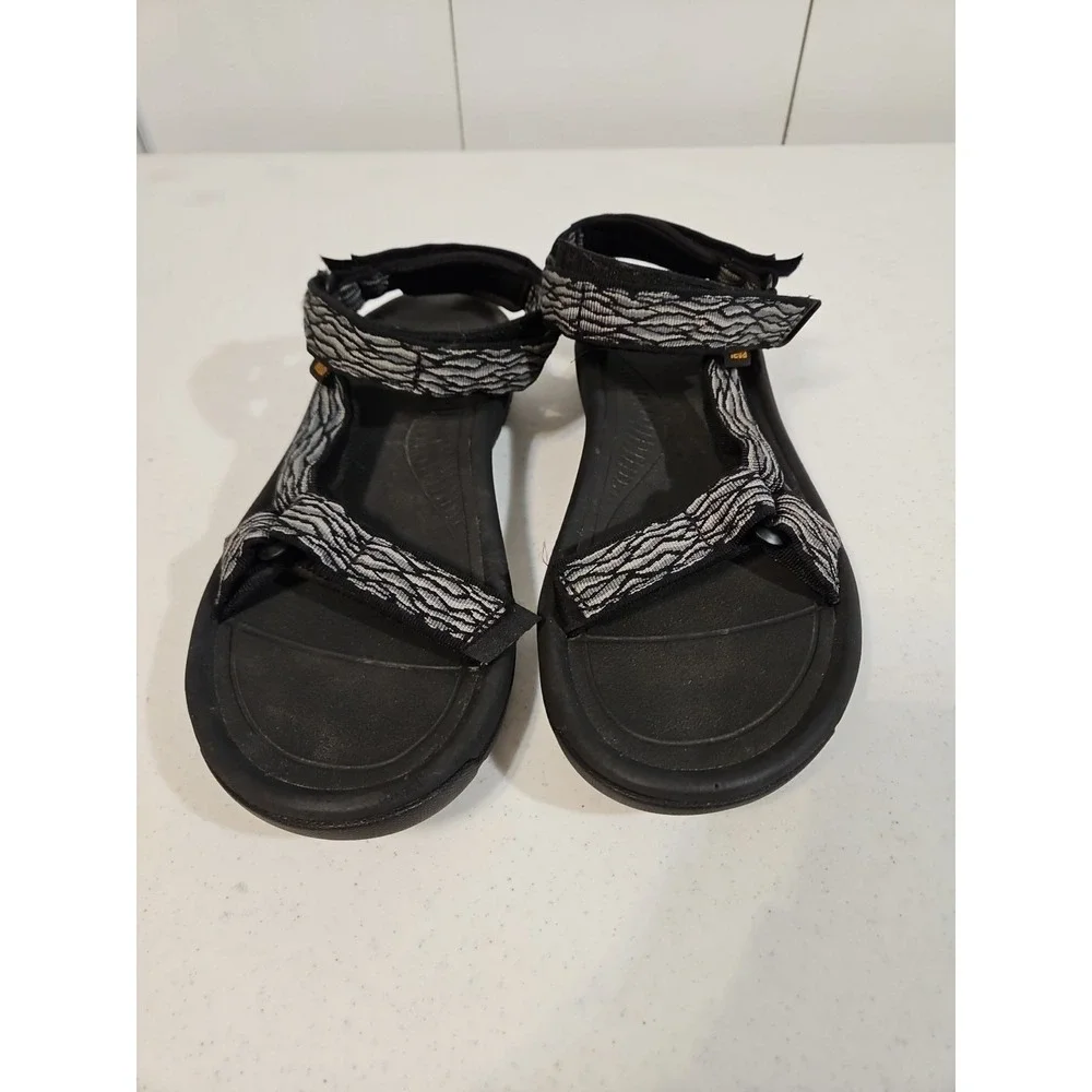 Teva Hurricane Strappy Black/gray Hiking Sandals Ex.‎ Condition (S174